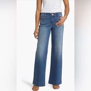 Wit & Wisdom Sam “Ab Solution” High Waist Wide Leg Jeans